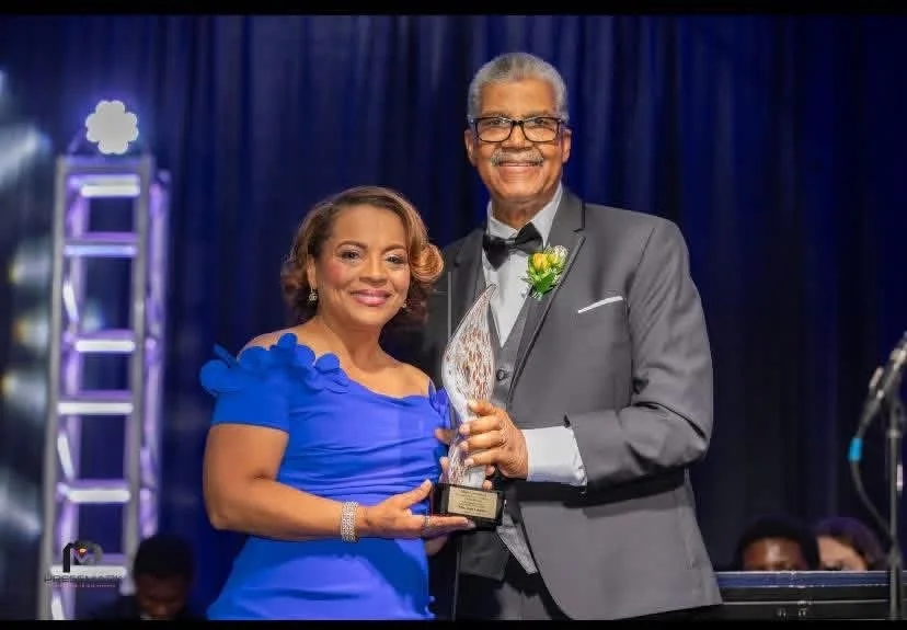 Allen University’s President with Judy Gaskins of Columbia, S.C.