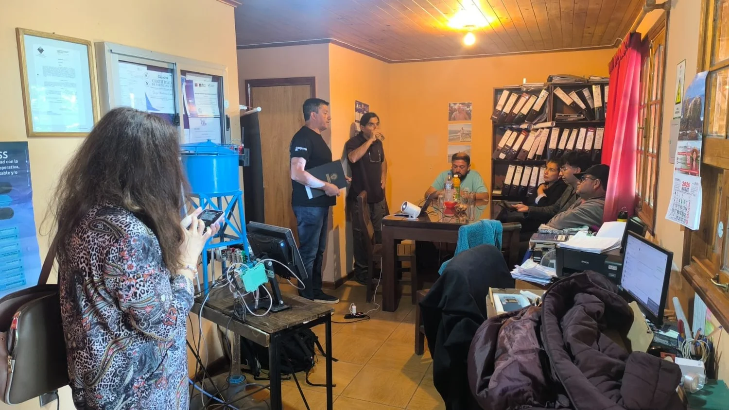 Capacitación en sala a operadores y dirigentes de comités de agua potable rural