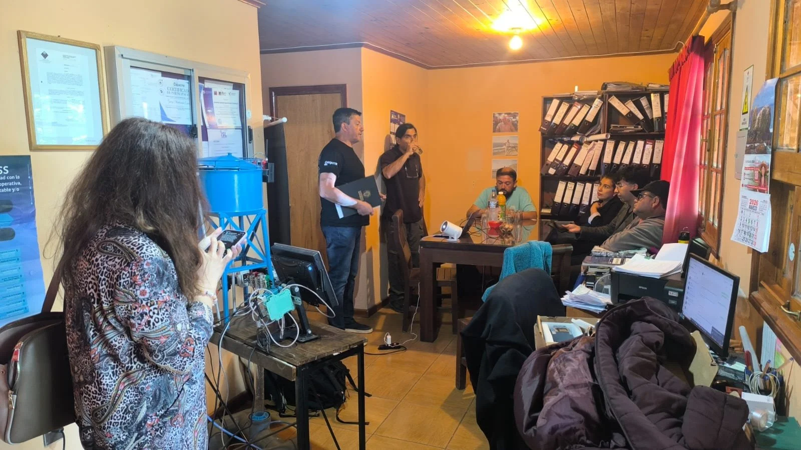 Capacitación en sala a operadores y dirigentes de comités de agua potable rural