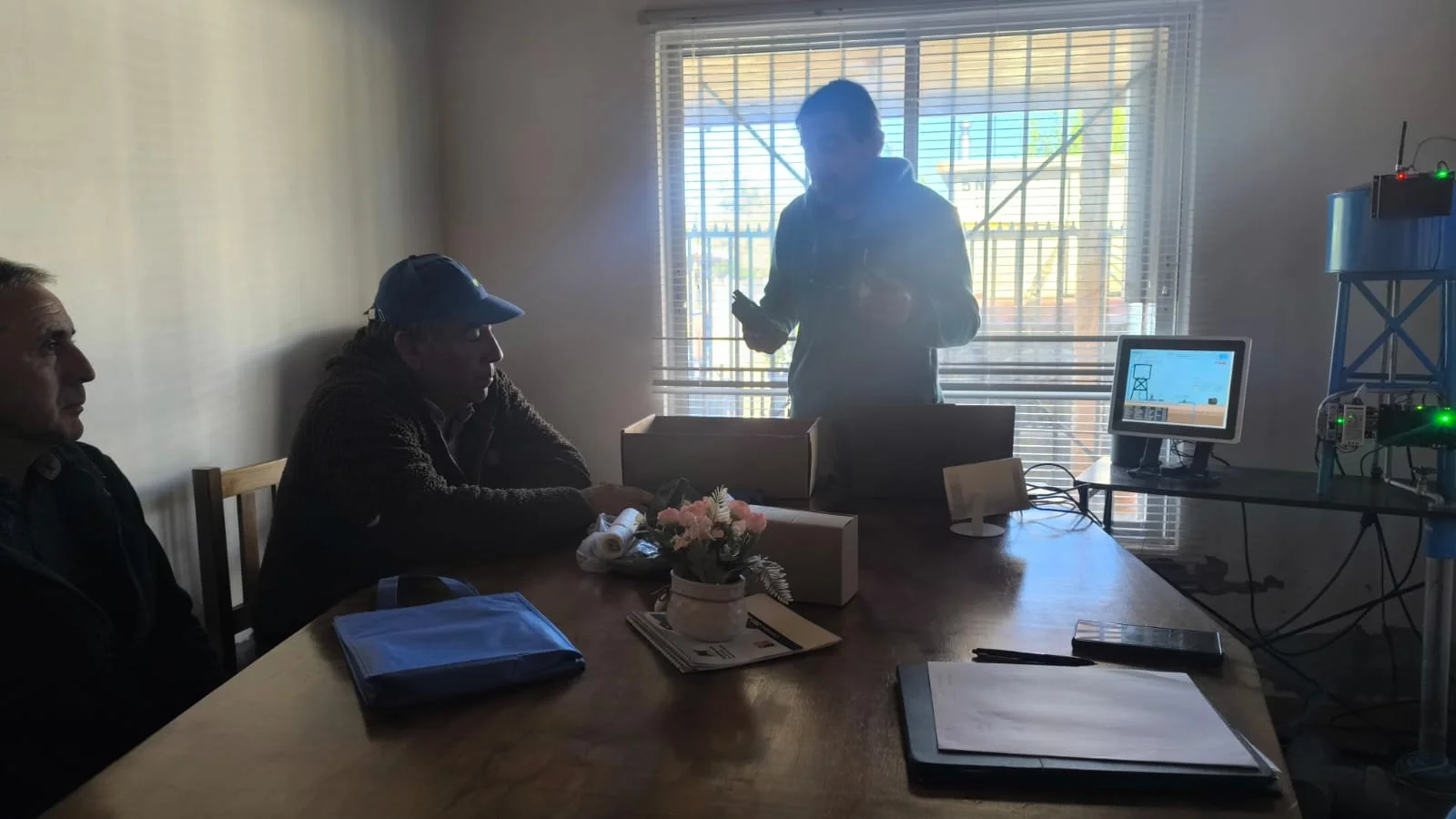 Instalación de datalogger y control de pozo