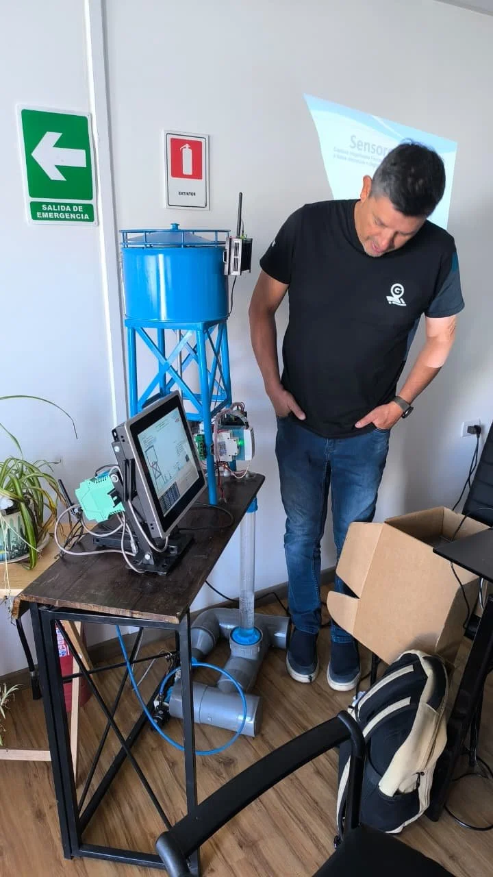 Montaje de caudalímetro electromagnético en matriz