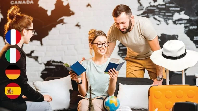 Cours d'italien, espagnol, allemand et FLE — English 4 French