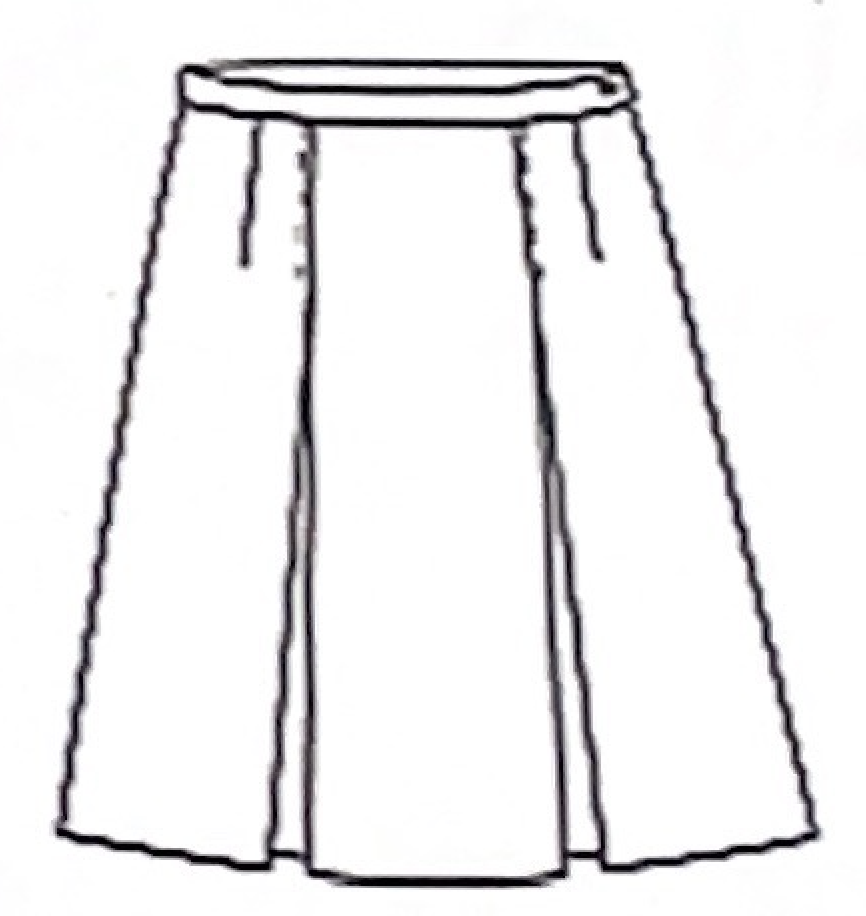 Box Pleated Skirt