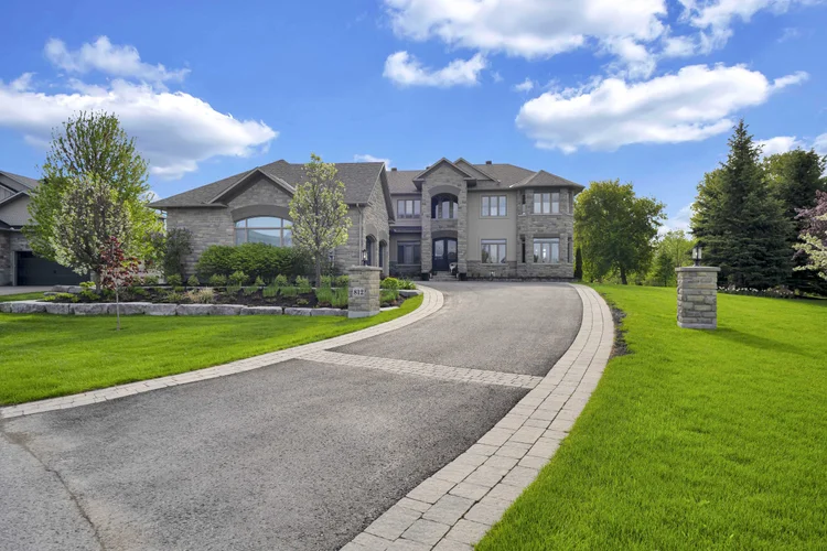 Front exterior and landscaped entrance at 812 McManus