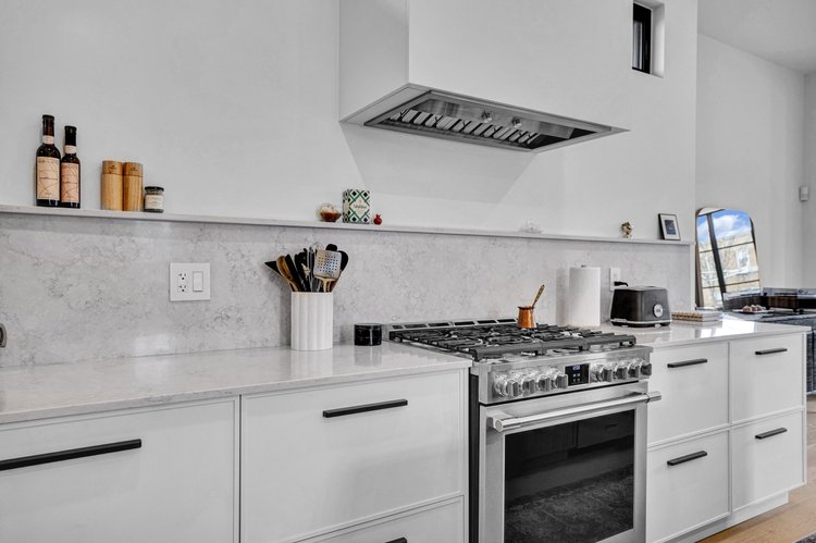 Cooktop and range hood at 248 Main Street