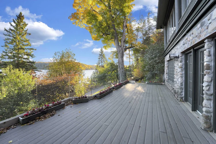 Deck overlooking Meech Lake at 755 Ch. du Lac-Meech, Chelsea