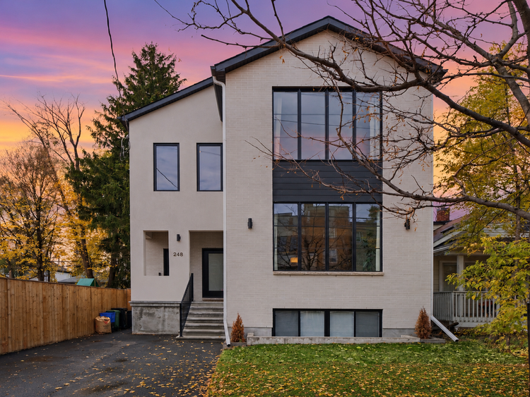 Twilight exterior presentation at 248 Main Street