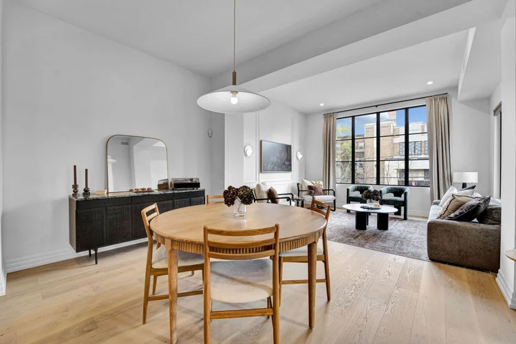 Dining area and living room at 248 Main Street