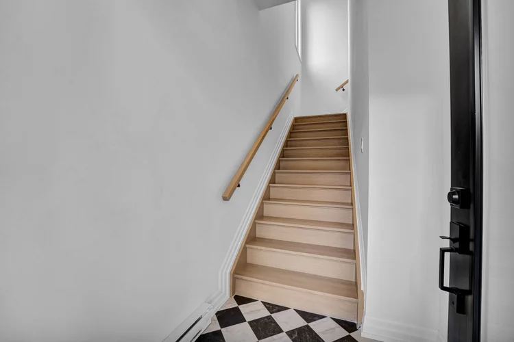 Entrance and staircase at 248 Main Street