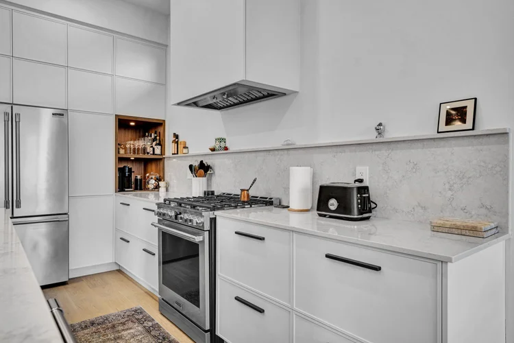 Kitchen cabinetry and appliances at 248 Main Street