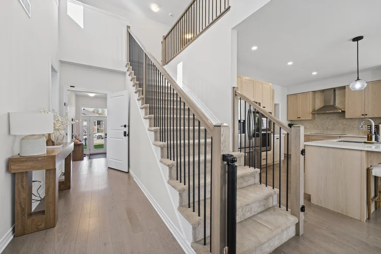 Staircase and hallway at 687 Fisher Street, Kemptville