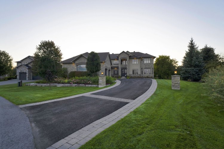 Front exterior at sunrise at 812 McManus