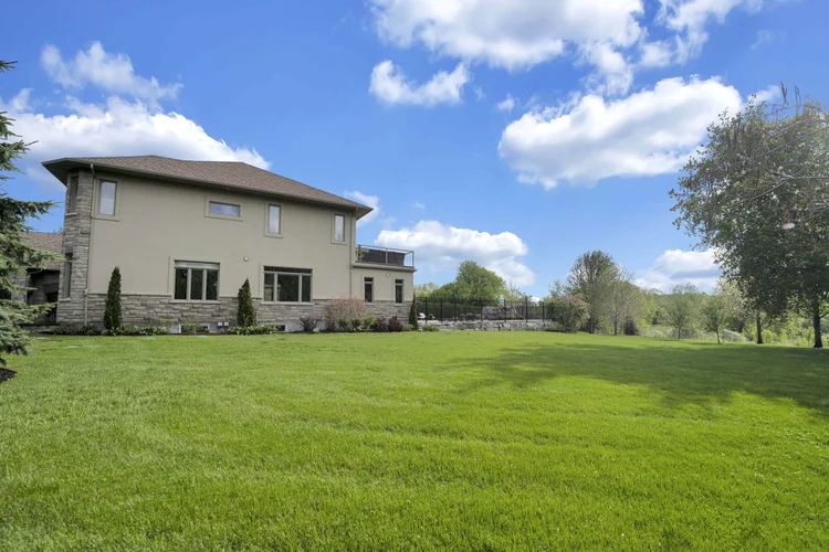 Lawn and grounds at 812 McManus