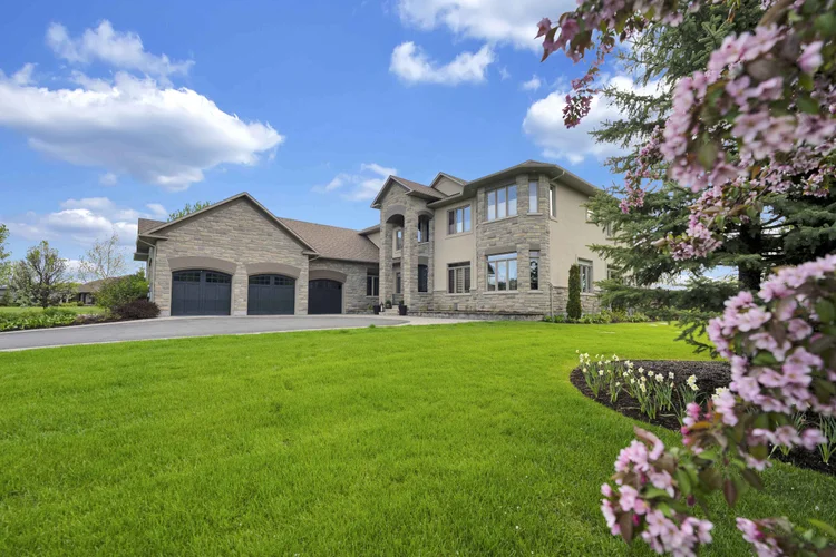Front exterior and landscaped entrance at 812 McManus