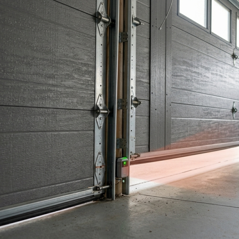 residential garage door sensors with dirty lenses