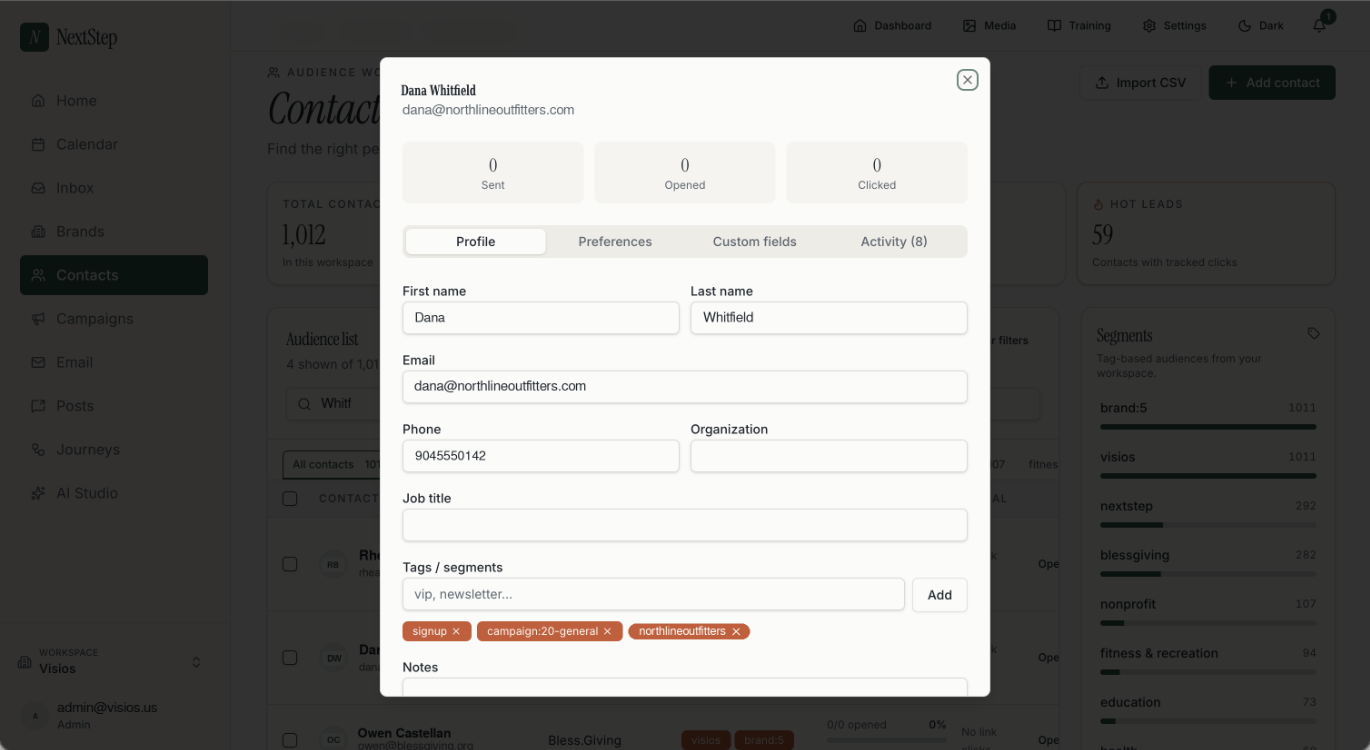 A migration checklist for moving between email marketing platforms