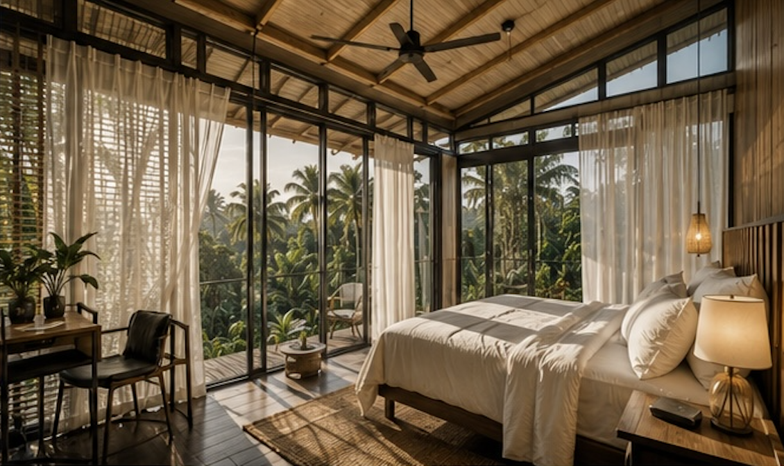 Pavilion bedroom
