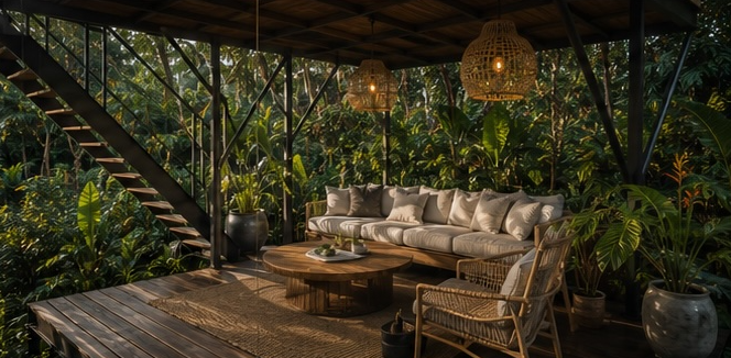 Tropical Pavilions undercroft