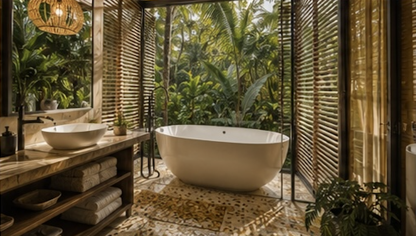 Pavilion bathroom