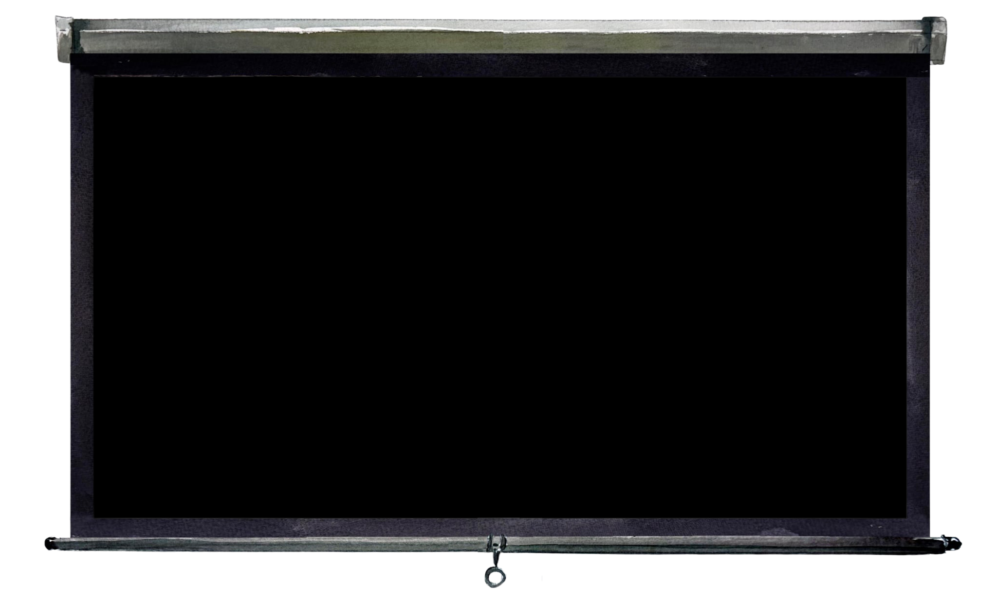 Vintage movie projector screen