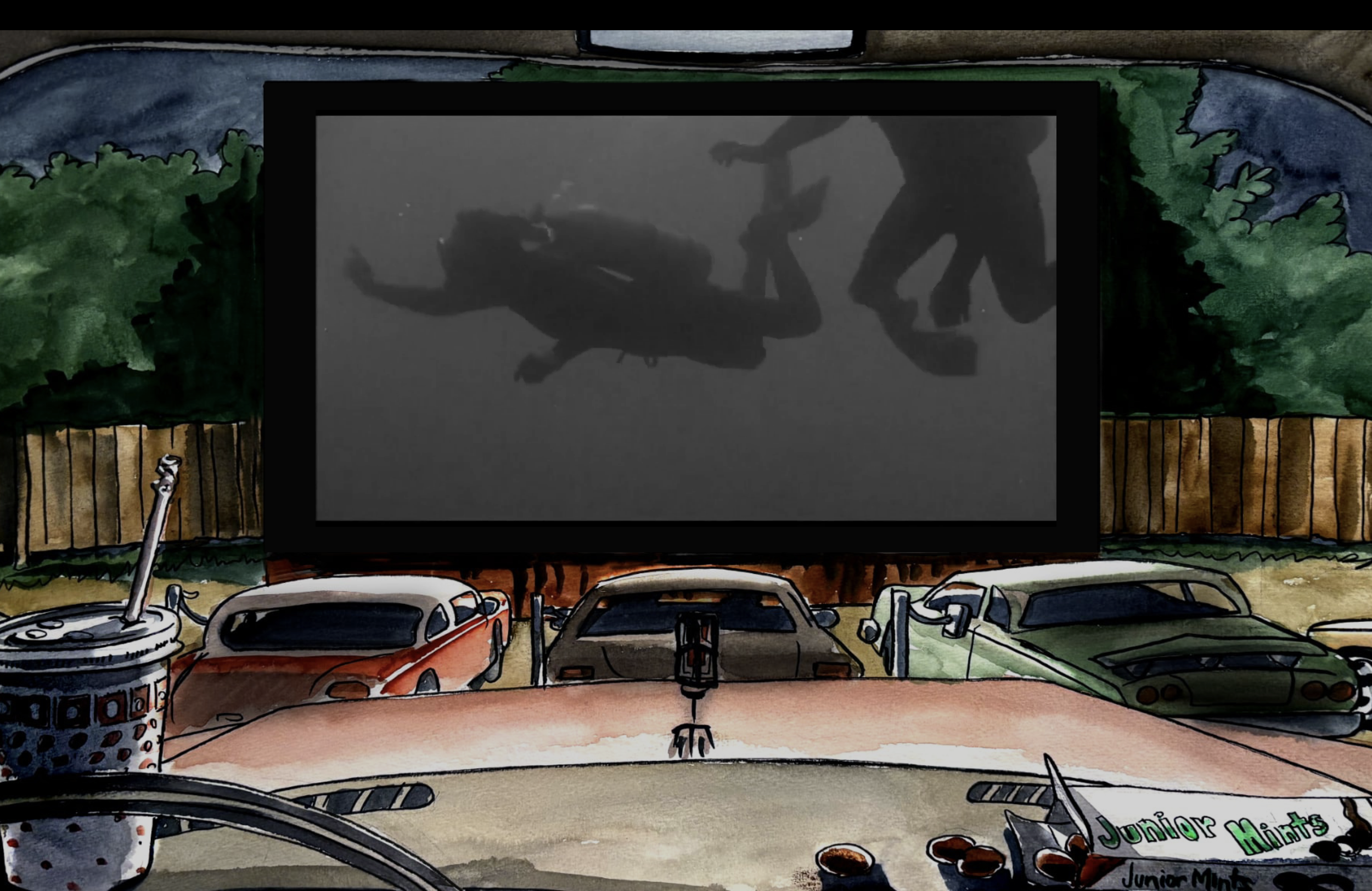 Drive-In Theater by Carmen Cerra