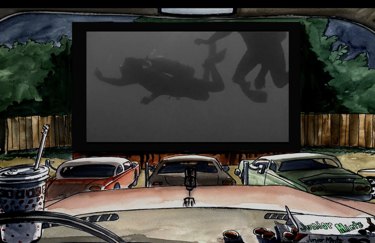 Drive-In Theater by Carmen Cerra