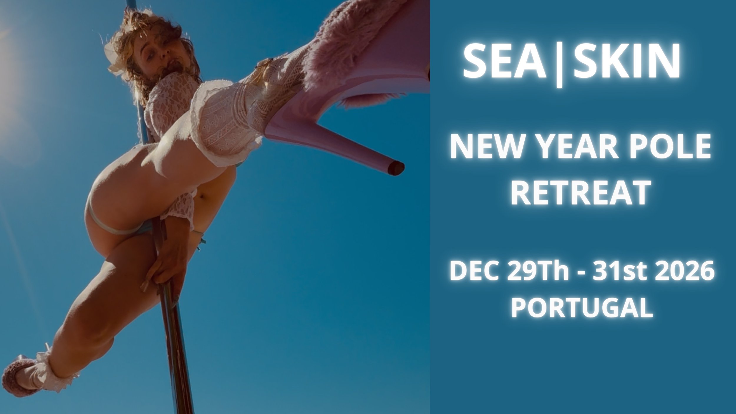 Sea Skin New Year Pole Retreat, Portugal, December 29 to 31, 2026