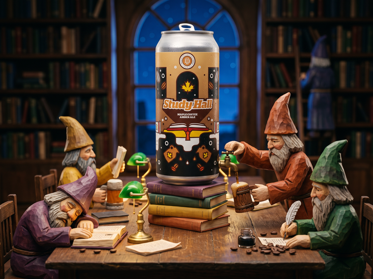 Study Hall campaign image: Cram-session diorama