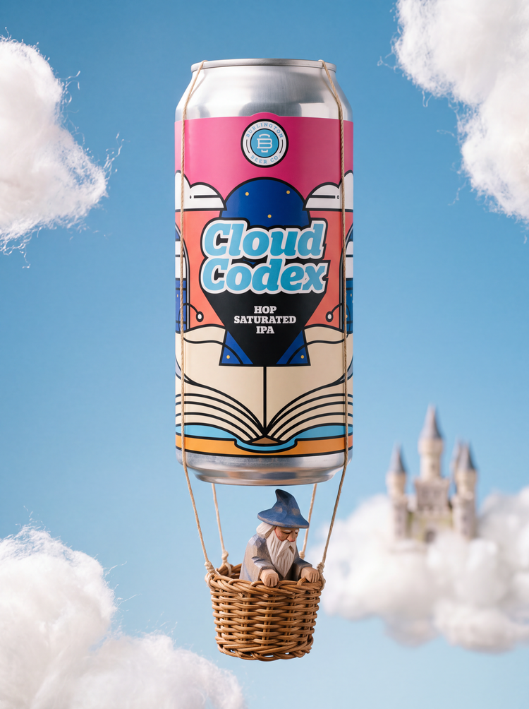 Cloud Codex campaign image: Can balloon above the clouds