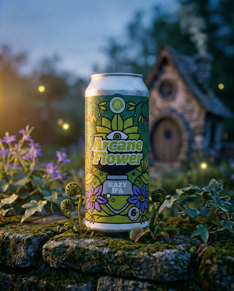 Arcane Flower campaign image: Stone garden at dusk