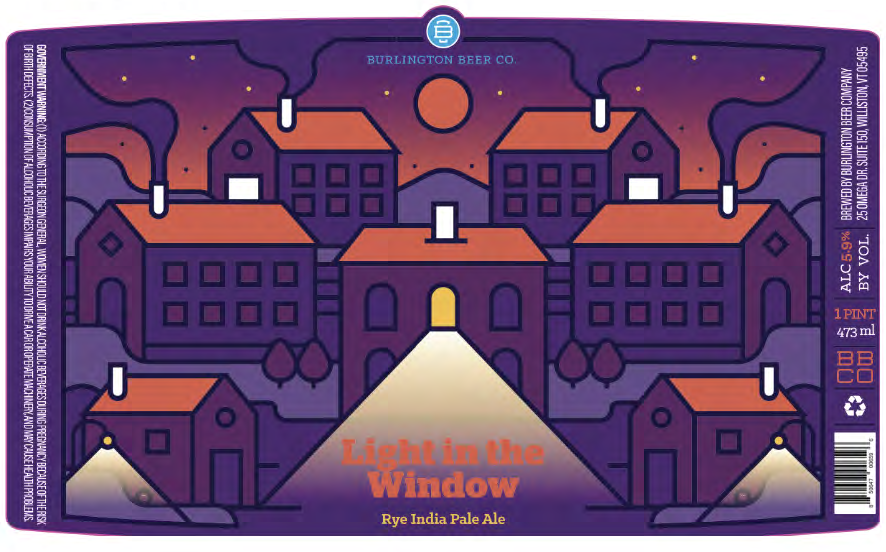 Light in the Window: Final label, artwork by Tim Fealey