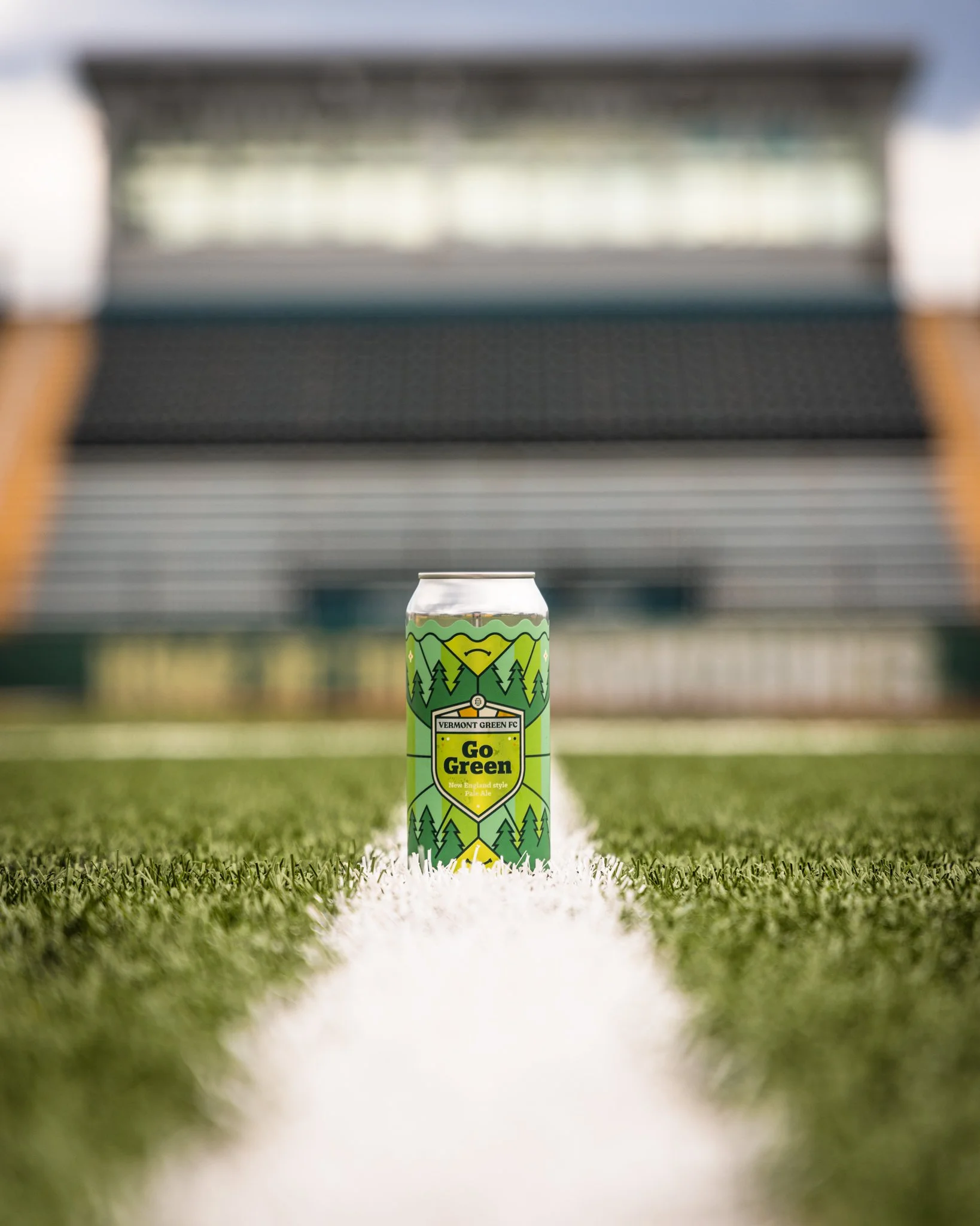 Go Green Pale Ale at the pitch, 2022.