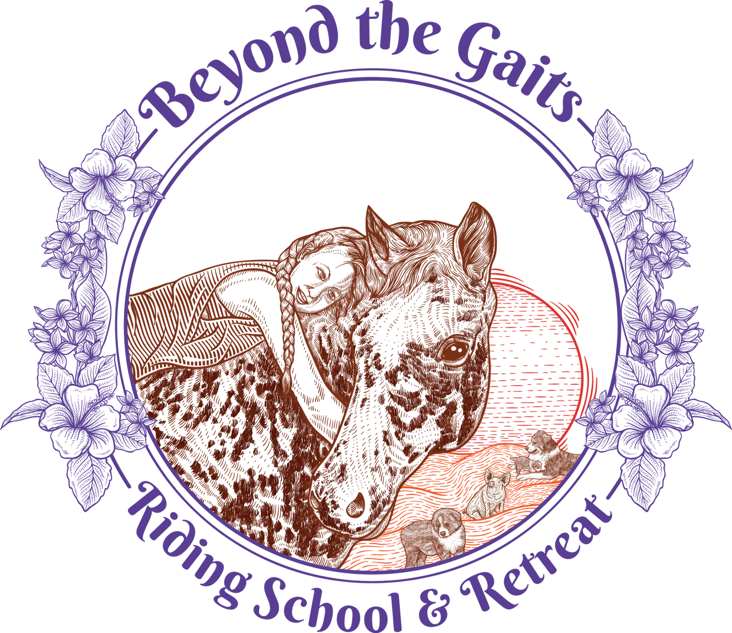 Beyond the Gaits Riding School logo