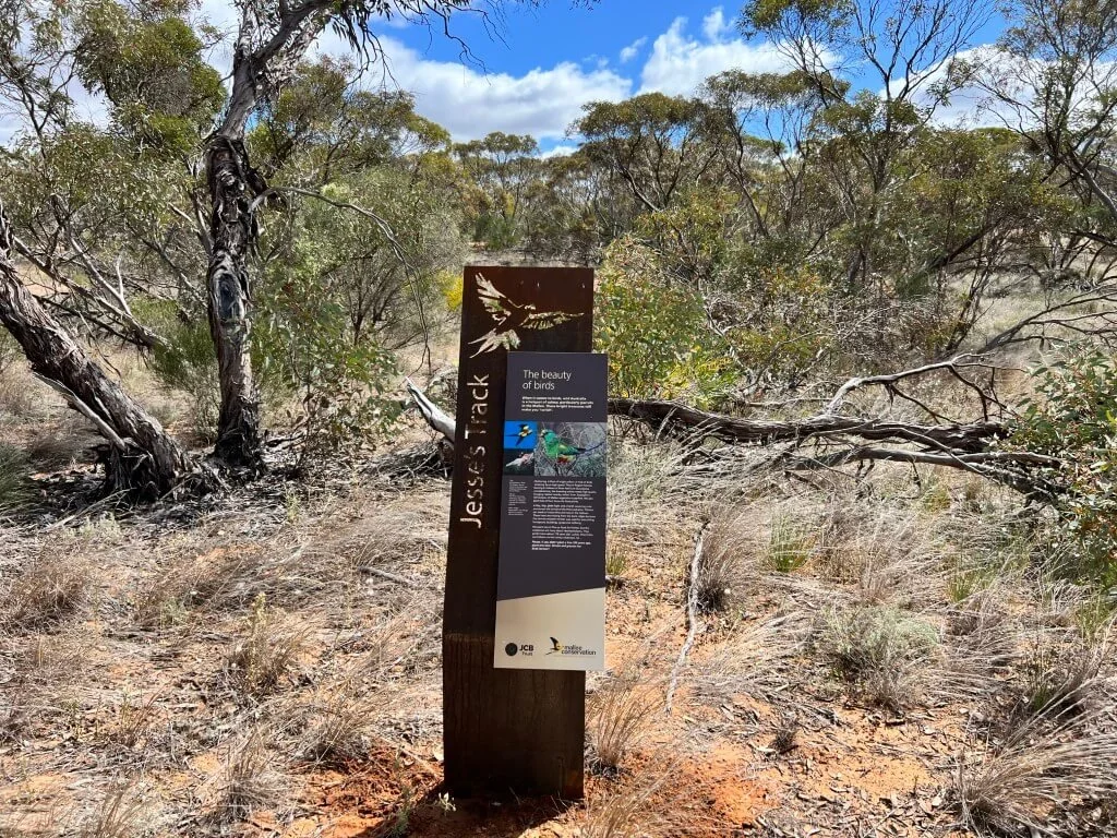Jesse's Track signage