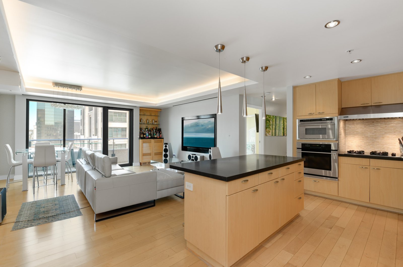 Furnished 19th-floor condo at 645 Front Street, Unit 1910, in downtown San Diego