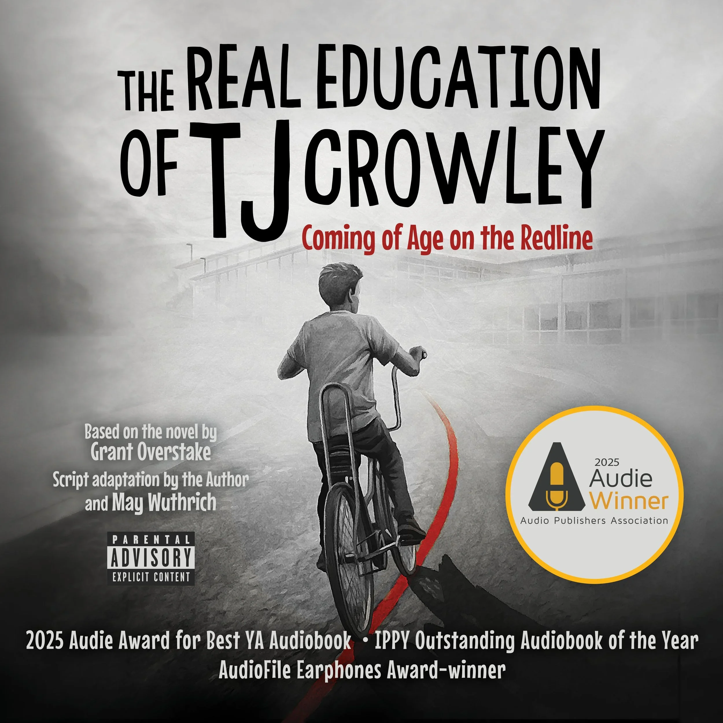 Cover art for the full-cast audio drama of The Real Education of TJ Crowley.