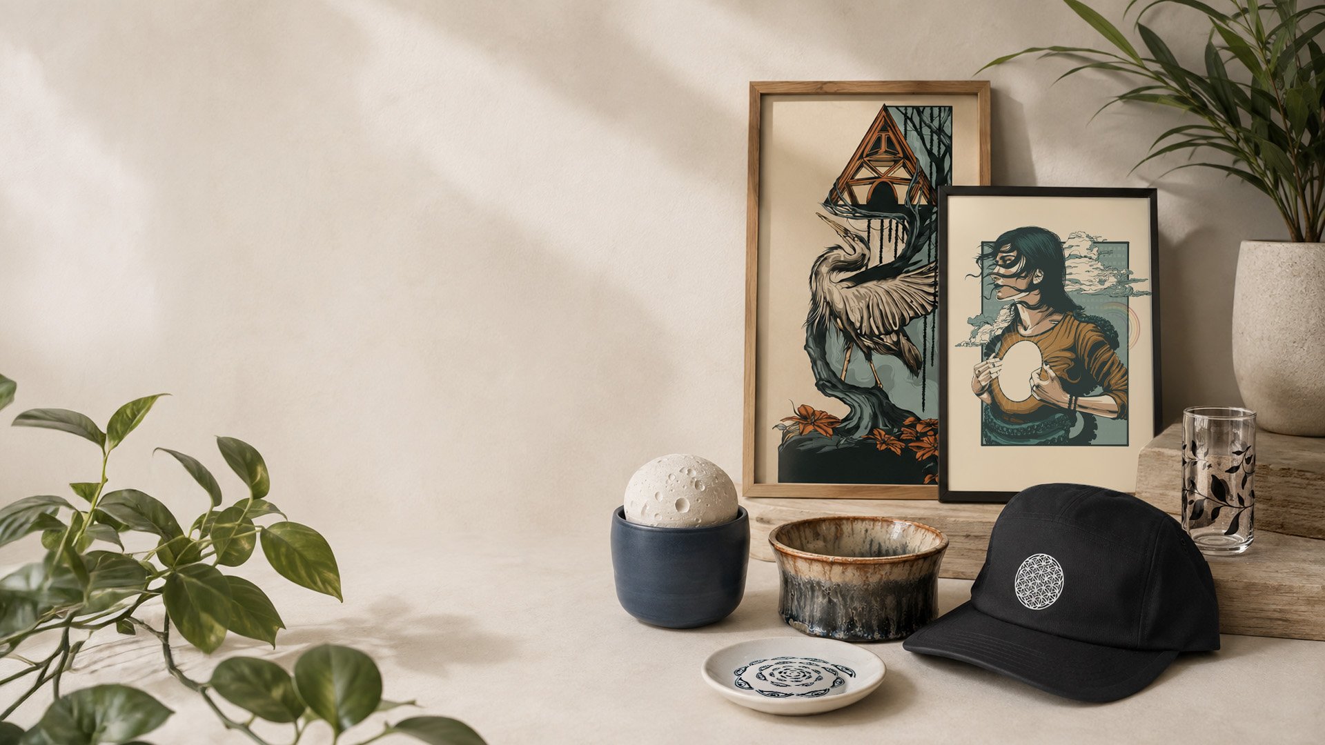 Humblee Studio art, posters, ceramics and handmade goods