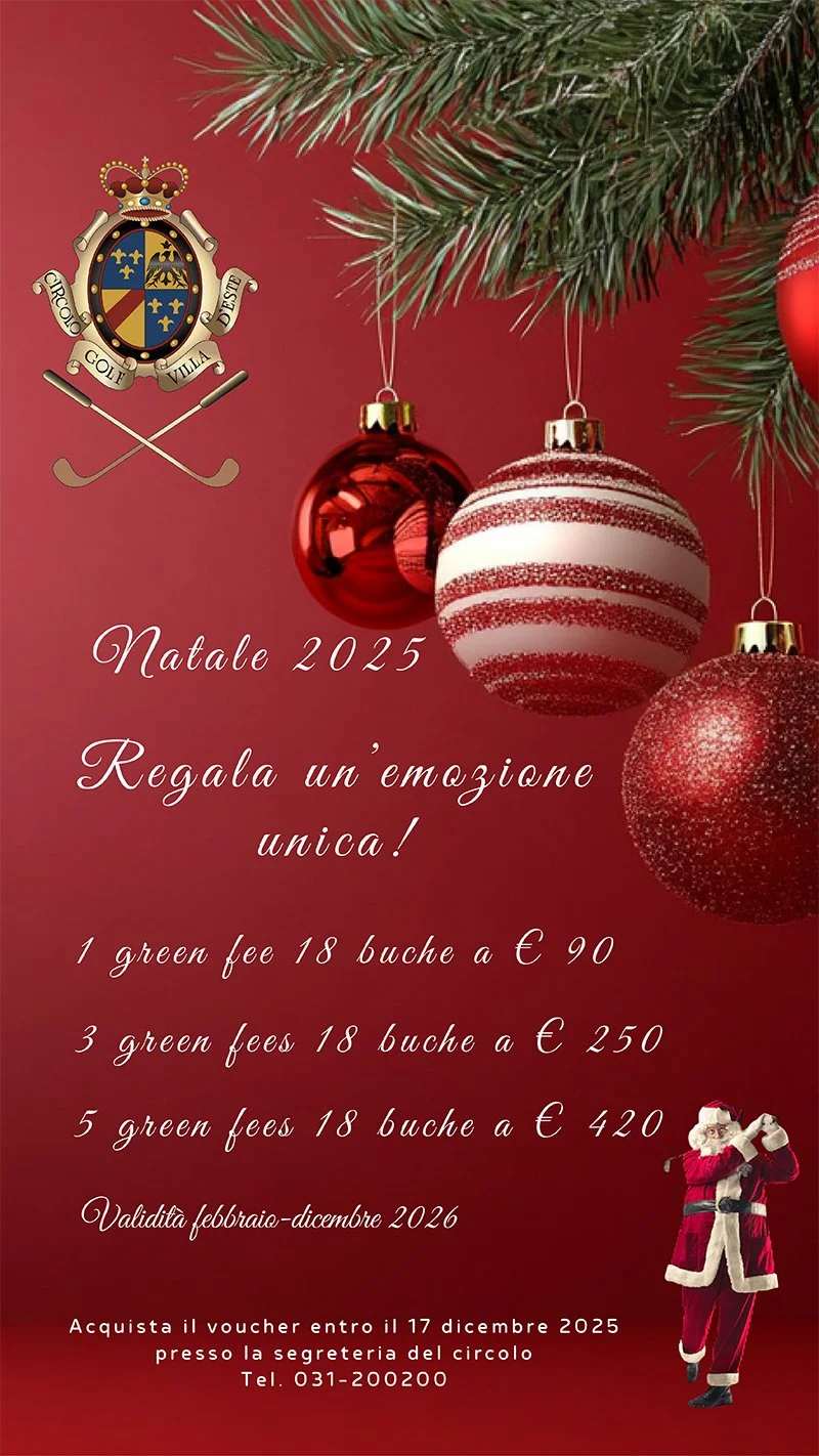 Natale Golf Villa D'Este