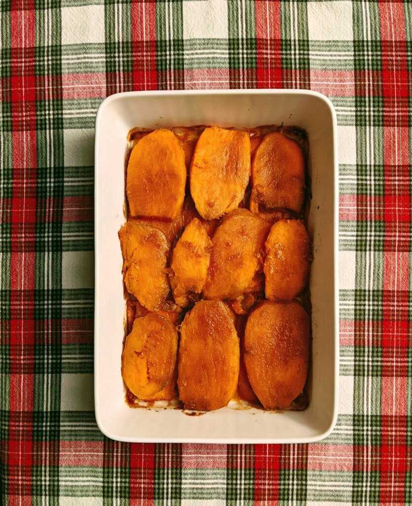 Mom’s Baked Sweet Sweet Potatoes