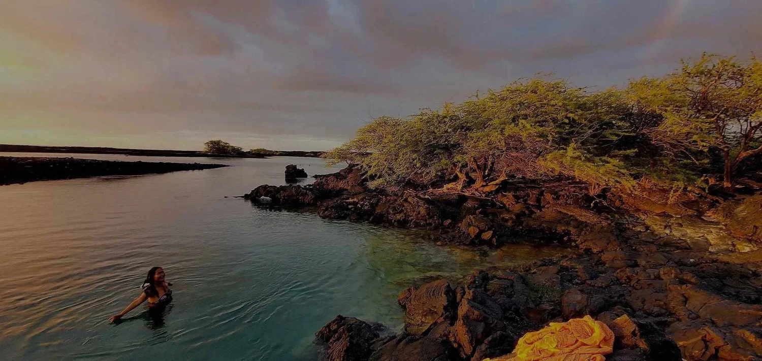 Ocean pool at Paliuli Farm Sanctuary Big Island Hawaii