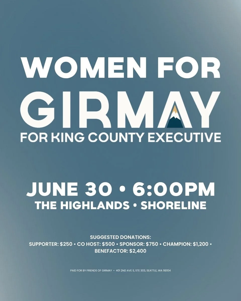 Women for Girmay event invitation