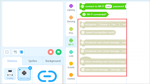 halocode wifi blocks