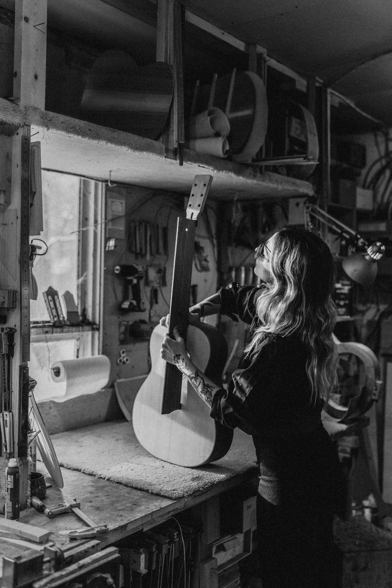 Guitar body in progress