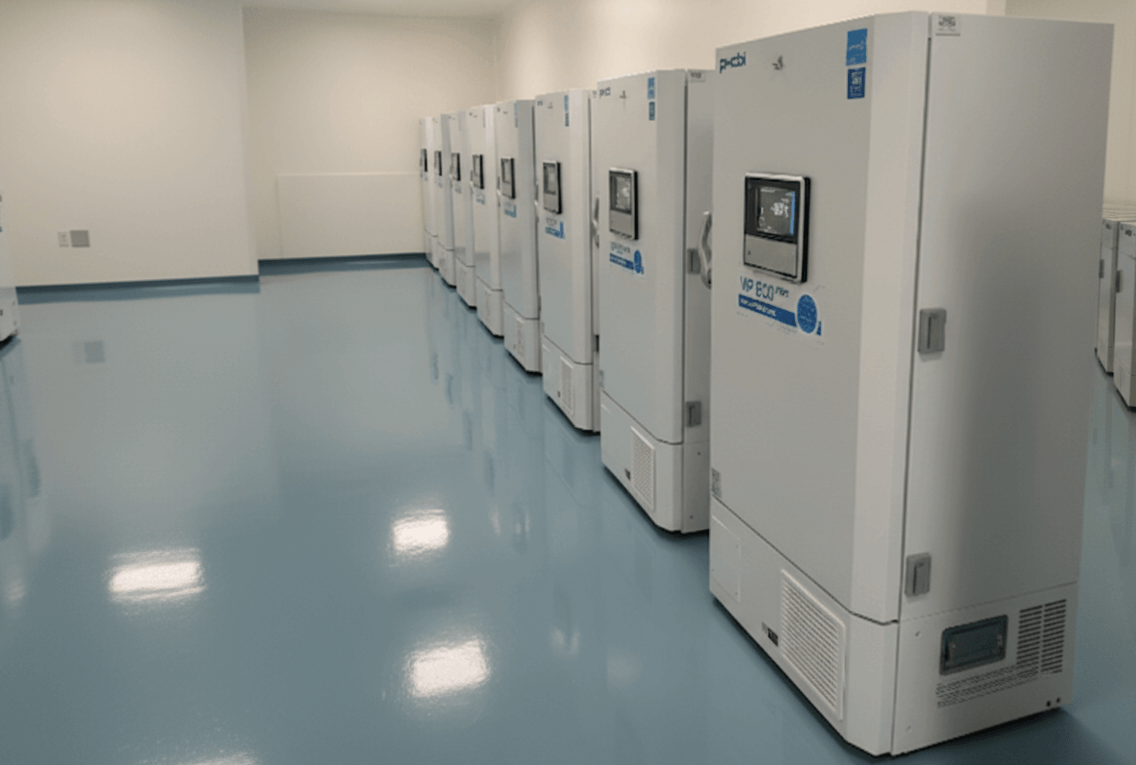 Biostorage facility interior