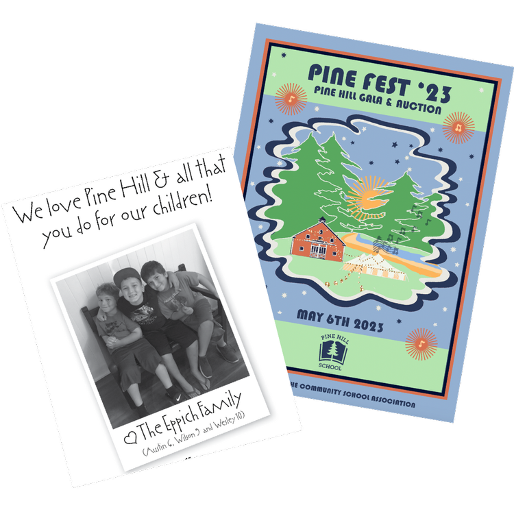 Pine Fest '23 Program Book Ad Promotion

