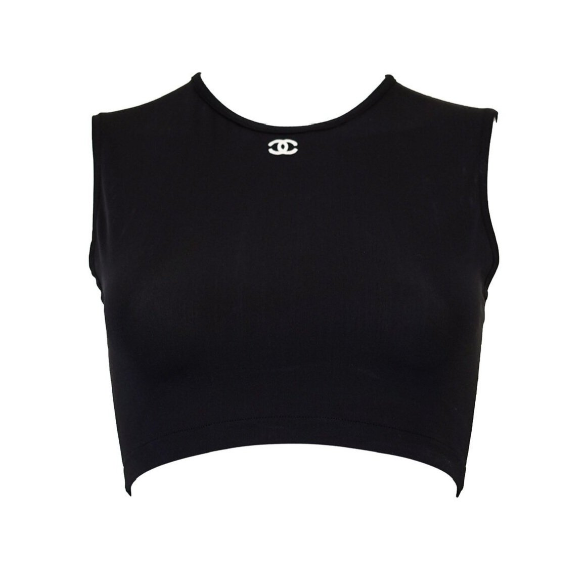 Chanel Black Cropped Top