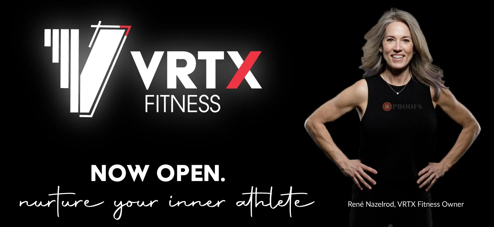 VRTX Fitness billboard graphic design by John August Design in Missoula, Montana
