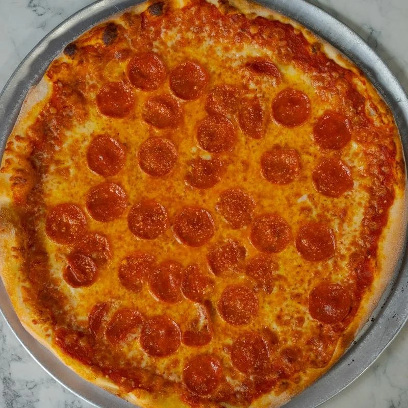 Pepperoni pizza at Dal Mare Pizzeria
