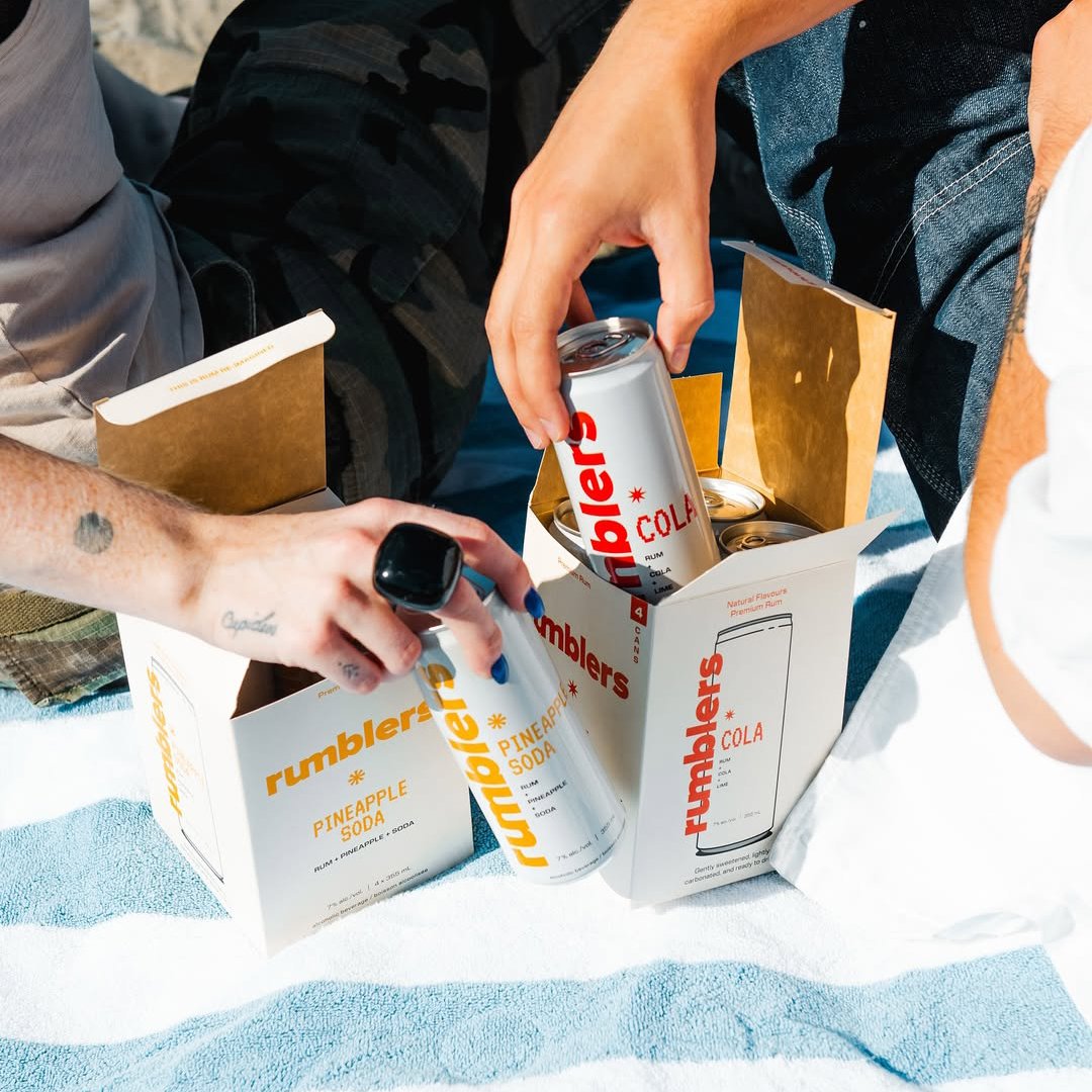 Rumblers branding and packaging design