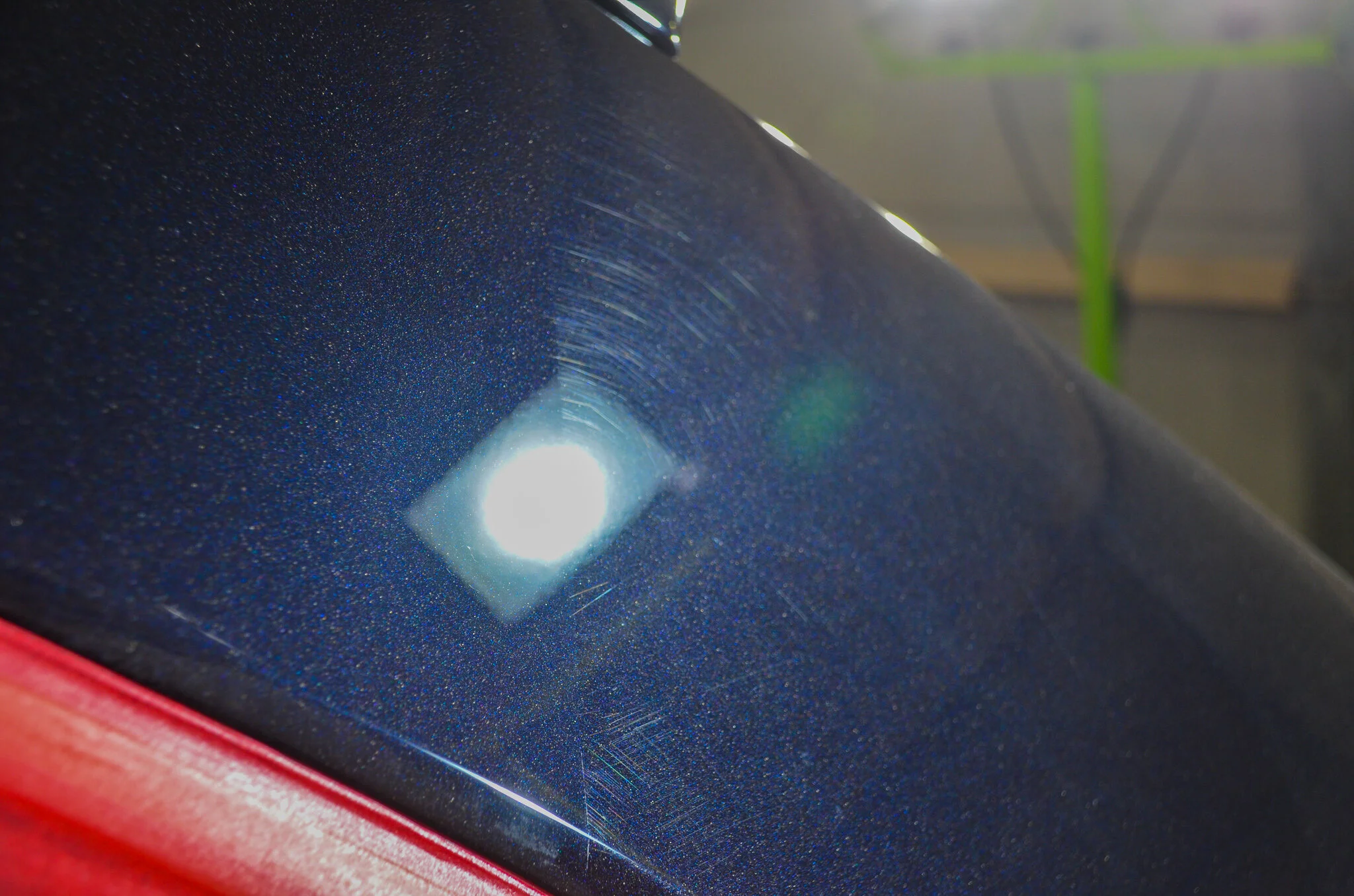 Paint correction 50/50 reveal